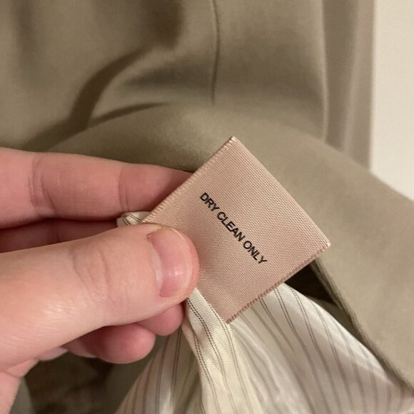 Philosophy Womn 14 Beige Desert Rock Single Button Front Ponte Blazer Jacket NWT - Picture 11 of 13